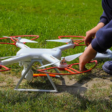 Volar un dron sin permiso en San Sebastián puede acarrear una sanción de 225.000 euros